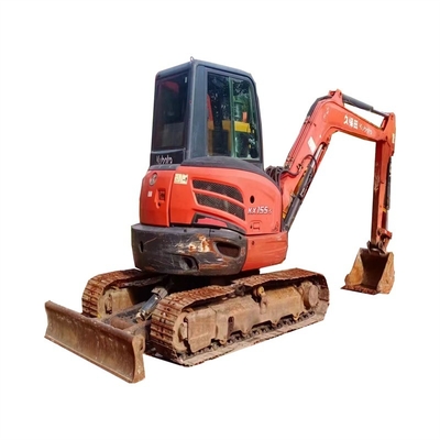 Ιαπωνία Εξαιρετική μεταχειρισμένη Kubota KX155 Μίνι Εκσκαφέας 5,5 τόνων με Bulldozer Crawler