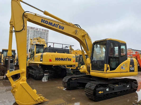 Καλή κατάσταση Komatsu PC130 Εκσκαφέας Δεύτερο χέρι Εκσκαφέας με χαμηλή εργάσιμη ώρα