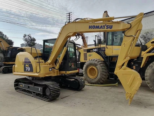 Κομάτσου PC70 Crawler Excavator 0,32M3 χωρητικότητα κουβάς Ιαπωνία εισαγόμενη αρχική εκσκαφέας