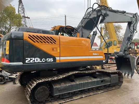 Χρησιμοποιούμενη HYUNDAI 220LC-9S Excavator Crawler Hydraulic Digger με και από την Original KOREA