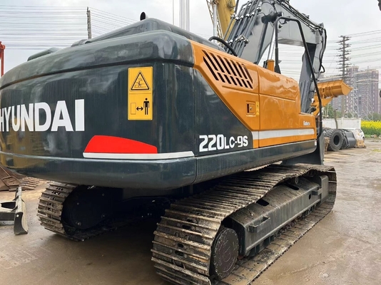 Χρησιμοποιούμενη HYUNDAI 220LC-9S Excavator Crawler Hydraulic Digger με και από την Original KOREA