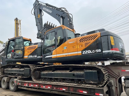 Χρησιμοποιούμενη HYUNDAI 220LC-9S Excavator Crawler Hydraulic Digger με και από την Original KOREA