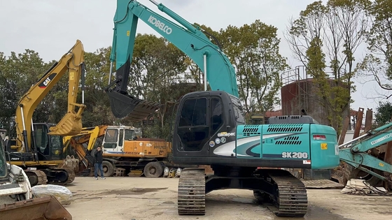 Χρησιμοποιούμενη εκσκαφέας KOBELCO SK200 με χωρητικότητα κουβάς 1,1m3 και βάρος 20000 KG στη Σαγκάη