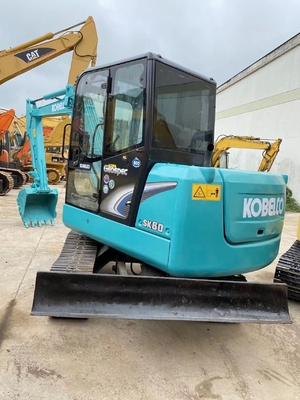 Χρησιμοποιούμενος εξορυκτής KOBELCO SK60 στη Σαγκάη μεταχειρισμένος εξορυκτής με χαμηλές ώρες εργασίας