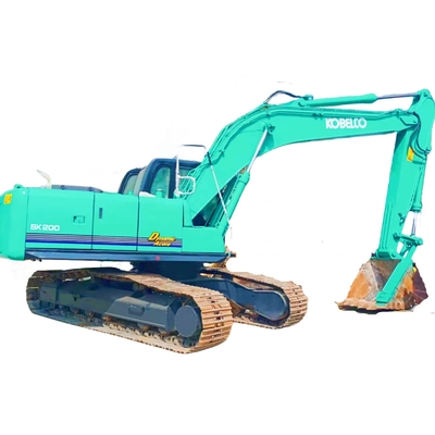 Χρησιμοποιούμενη Kobelco SK200-6 Crawler Excavator με ισχύ 66KW σε καλή κατάσταση