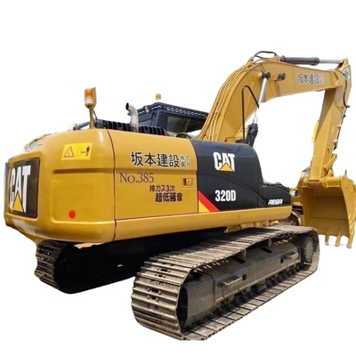 Χρησιμοποιημένος CAT 320D Εκσκαφέας Μηχανήματα Κατασκευής Crawler Digger Ιαπωνία πρωτότυπο 90%