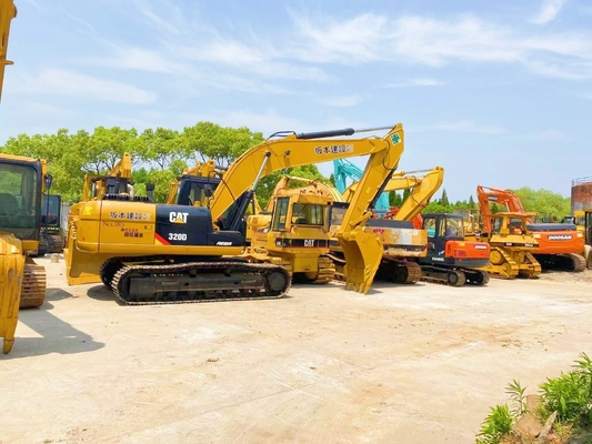 Χρησιμοποιημένος CAT 320D Εκσκαφέας Μηχανήματα Κατασκευής Crawler Digger Ιαπωνία πρωτότυπο 90%