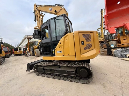 Χρησιμοποιούμενη mini εκσκαφέας Caterpillar 307.5 από την Ιαπωνία χαμηλές ώρες και βάρος μηχανής 7500 KG