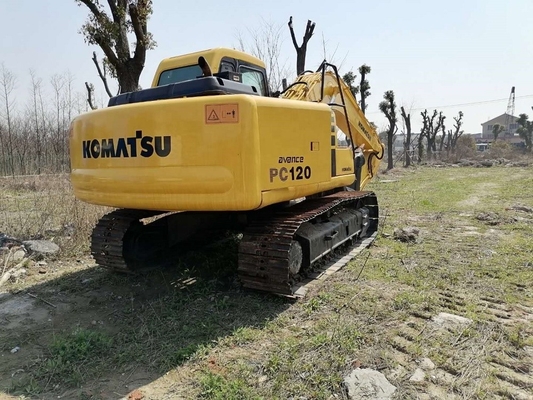 2023 Λιγότερες ώρες εργασίας Ο εξορυκτής Komatsu PC120 με κατασκευαστικά μηχανήματα από την Ιαπωνία