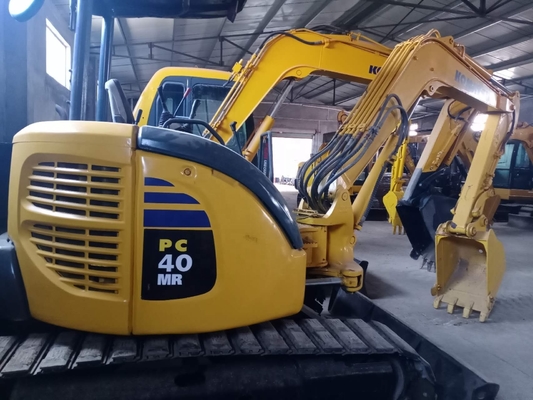 Λιγότερες ώρες εργασίας Χρησιμοποιείται Komatsu PC40 Εκσκαφέας για την κατασκευή Εκσκαφέας 4 τόνων Μηχανήματα