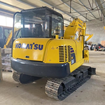 Μίνι Digger 5,6TON Χρησιμοποιείται KOMATSU PC56 Crawler Excavator στην Ιαπωνία με χαμηλή κατανάλωση καυσίμου