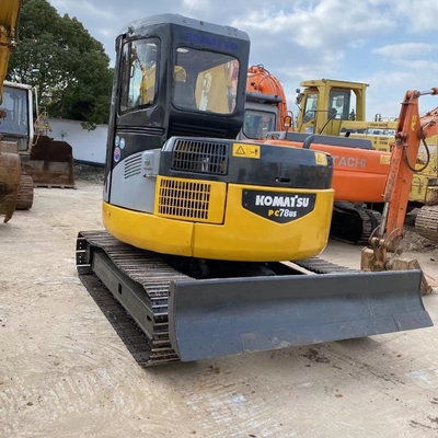 Χρησιμοποιούμενος εξοπλισμός εκσκαφής PC78 Komatsu 7ton 8ton Crawler Digger σε εξαιρετική κατάσταση.