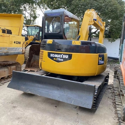 Χρησιμοποιούμενος εξοπλισμός εκσκαφής PC78 Komatsu 7ton 8ton Crawler Digger σε εξαιρετική κατάσταση.