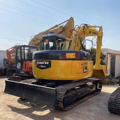 12000 KG Komatsu PC128 Εκσκαφέας Χρησιμοποιείται υδραυλικός αναρριχητικός σκάφτης για βαριές εργασίες
