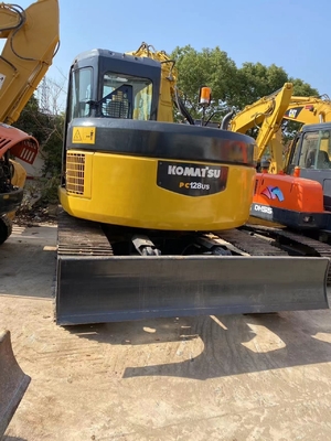 12000 KG Komatsu PC128 Εκσκαφέας Χρησιμοποιείται υδραυλικός αναρριχητικός σκάφτης για βαριές εργασίες