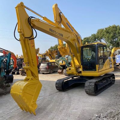 13 τόνους λειτουργικό βάρος Komatsu PC130 εξορυκτής εισαγόμενος από την Ιαπωνία στο στο Shanghai Yard