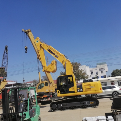 Υδραυλικός σκάφτης κρόλερ Κίτρινος σκάφτης Komatsu PC220 με χαμηλή κατανάλωση καυσίμου