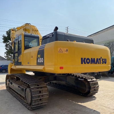 Ιαπωνία Εισαγωγή μεταχειρισμένο Komatsu PC450 Excavator Χρησιμοποιείται 45Ton Digger στην αυλή της Σαγκάης