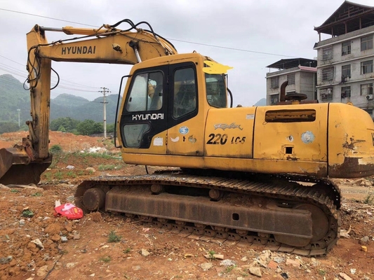 Κορέα Αρχική 22 τόνων Hyundai 220LC-5 μεταχειρισμένο Crawler Digger με Καλή Απόδοση