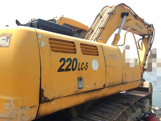 Κορέα Αρχική 22 τόνων Hyundai 220LC-5 μεταχειρισμένο Crawler Digger με Καλή Απόδοση
