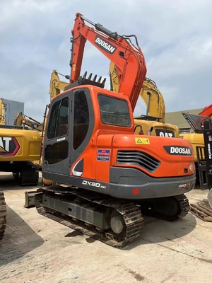 Αρχική μπογιά DOOSAN DX80-9C τροχιά υδραυλική εξορυκτήρα σε απόθεμα για την κατασκευή