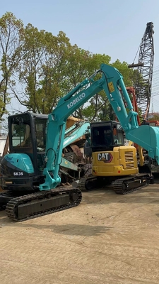 Kobelco SK35 Υδραυλική μηχανή σκάφους 3 τόνων μηχανή σάρωσης με και αρχικό χρώμα