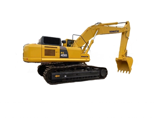 Χρησιμοποιούμενος εξορυκτής Komatsu PC450 με κινητήρα Cummins και υδραυλική αντλία POCLAIN