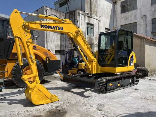 Χρησιμοποιούμενος εξορυκτής Komatsu PC56 PC60 PC35MR PC55MR Crawler Mini Digger σε καλή κατάσταση