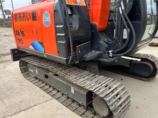 7T Mini Digger Hitachi zx70 Crawler Mini Excavator με κινητήρα EPA Χρησιμοποιείται αρχική Ιαπωνία