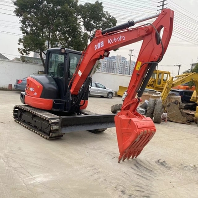 Χαμηλές ώρες εργασίας 6ton KUBOTA KX165-5 εκσκαφέας πρωτότυπο της Ιαπωνίας υδραυλική μίνι εκσκαφέας
