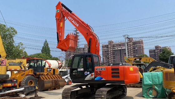 Χρησιμοποιούμενη εκσκαφέας Hitachi ZX200-3G Crawler με ισχύ 112kW και 0-2000 ώρες εργασίας