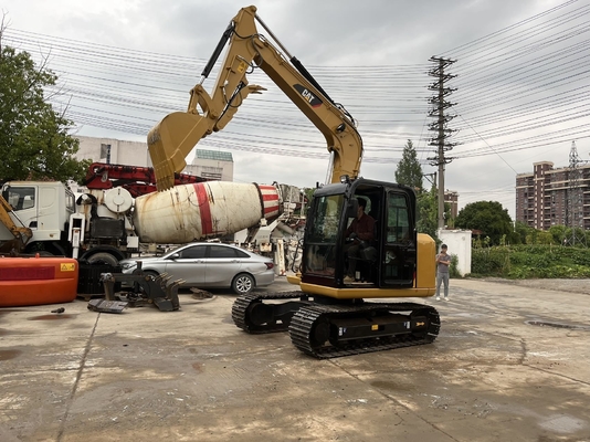 Καλή κατάσταση μεταχειρισμένη εκσκαφέας Caterpillar CAT 307E2 Εκσκαφέας τροχών με κινητήρα Ιαπωνίας