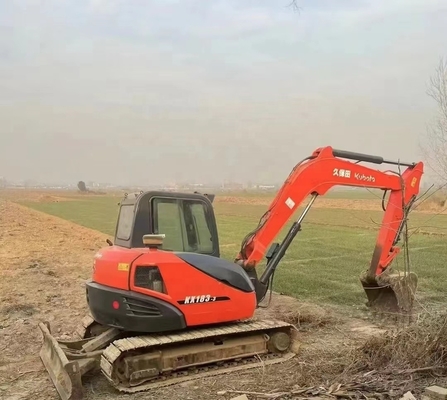 Χρησιμοποιούμενο σκάφος Kubota KX183-3 με κινητήρα Ιαπωνίας και υδραυλικό κύλινδρο Liyuan