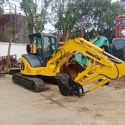 Ανοικτό μεταχειρισμένο PC55 Excavator Digger Original Color Well Condition Ιαπωνία