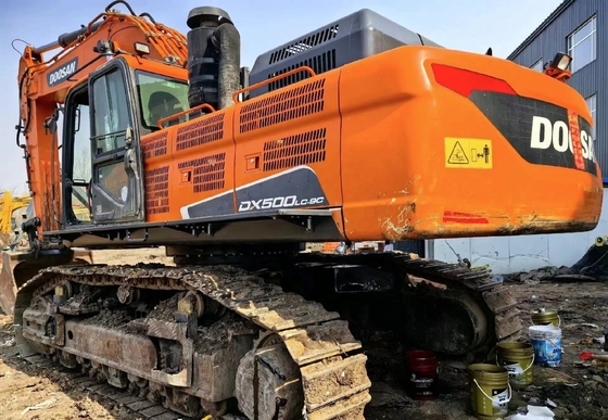 Χρησιμοποιούμενος εξορυκτής Doosan DX500LC με κινητήρα Doosan Χρησιμοποιούμενος υδραυλικός εξορυκτής Crawler