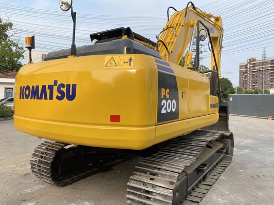 Αρχική KOMATSU PC200-8 μεταχειρισμένη εκσκαφέας 20 τόνων με χαμηλό ωράριο εργασίας