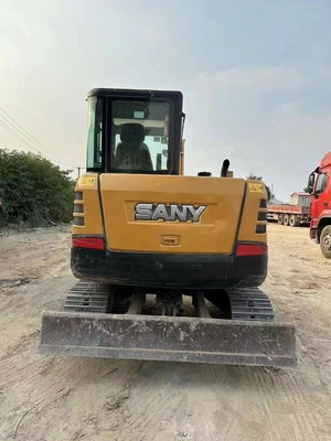 Χρησιμοποιούμενος εξορυκτής 5 τόνων Sany SY55 Original Paint Υδραυλικός Μεσαίου μεγέθους εξορυκτής