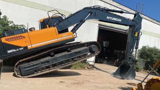 Χρησιμοποιούμενη εκσκαφέας Hyundai 305lc-9t με υδραυλική αντλία Liyuan και κινητήρα HINO
