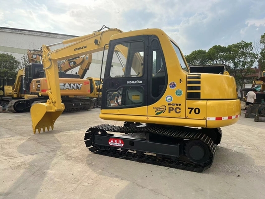 Χρησιμοποιούμενη εκσκαφέας PC70 Komatsu σε εξαιρετική κατάσταση με χωρητικότητα 0.38m3