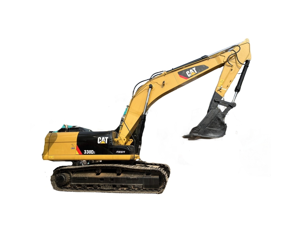 CAT 330D2 Χρησιμοποιούμενη εκσκαφέας με υδραυλικό κύλινδρο Liyuan και κουβά 0,3M3 σε καλή κατάσταση