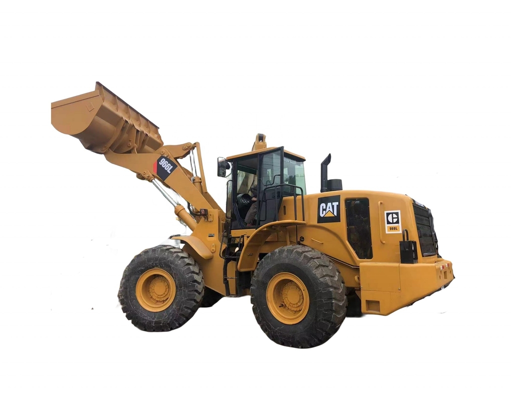 Καλή κατάσταση CAT 966L μεταχειρισμένο φορτιστή τροχών με κινητήρα Ιαπωνίας και υδραυλική αντλία Liyuan