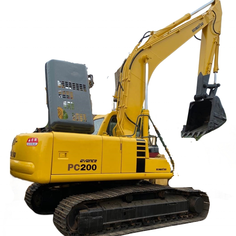 Χρησιμοποιούμενος εξορυκτής PC200 της Komatsu με υδραυλικό κύλινδρο Liyuan και αντλία σε καλή κατάσταση