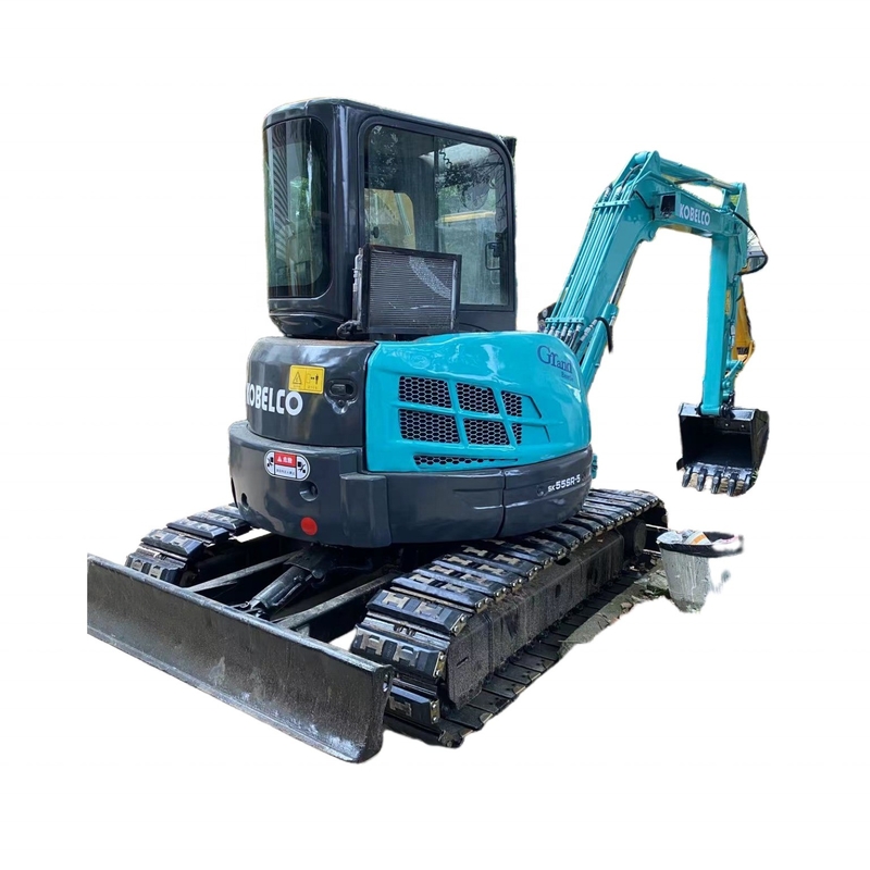 Αρχική εκσκαφέας της Ιαπωνίας Kobelco SK55 Καλή κατάσταση για αγροκτήματα στη Σαγκάη