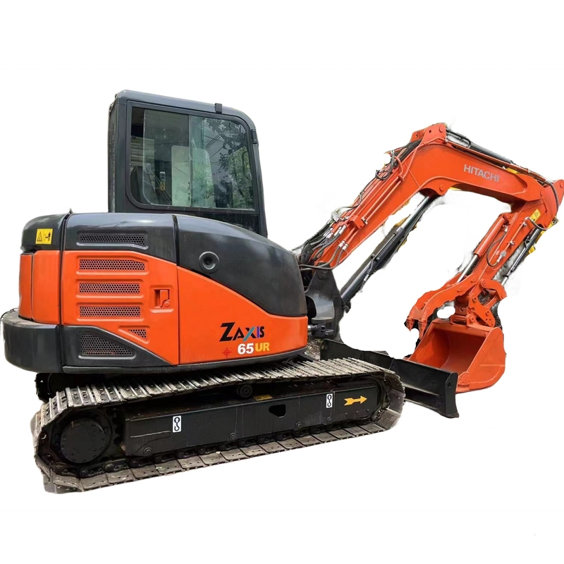 Χρησιμοποιούμενη εκσκαφέας Hitachi zx65ur με χωρητικότητα κουβάς 0,1m3 σε καλή κατάσταση