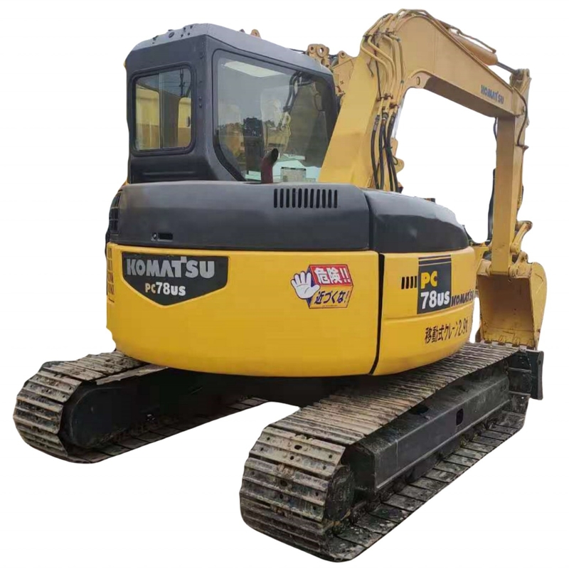 Η Komatsu PC78US Mini Excavator Ιαπωνία Αρχική Μηχανή για τις Ανάγκες Κατασκευής