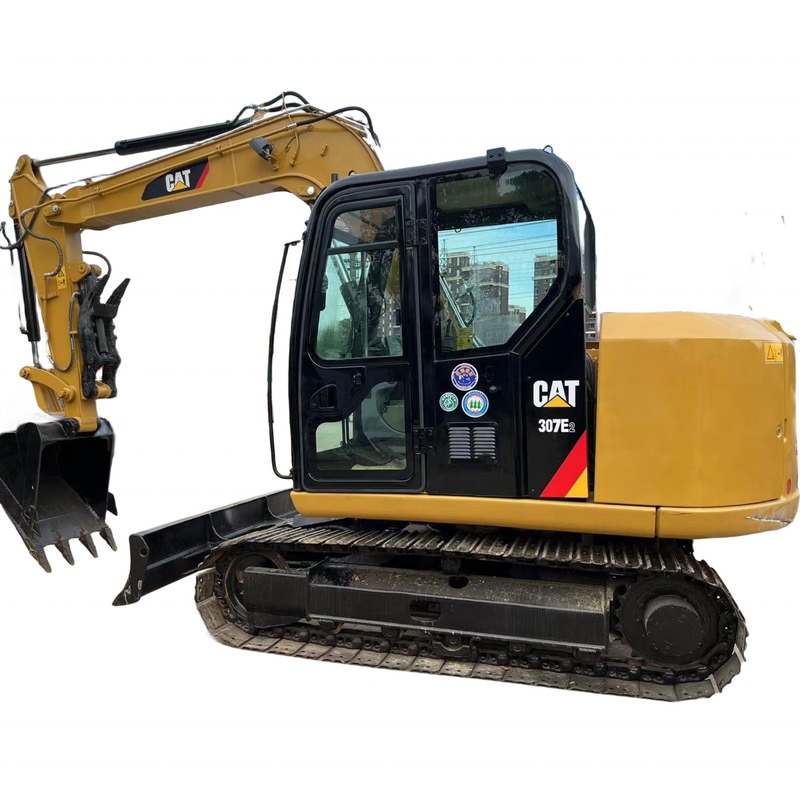 Αρχική Τρακτόρα Μηχανή Χρησιμοποιούμενο Digger CAT 307E2 Μίνι Εκσκαφέας με Liyuan βαλβίδα
