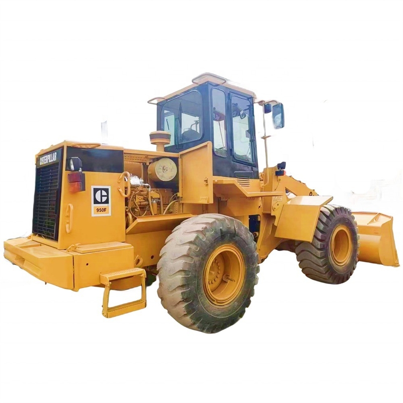 Χρησιμοποιούμενη εμπρόσθια φορτιστή Caterpillar 950F με κινητό τύπο τροχών και ισχύ 44,7 KW από την Ιαπωνία