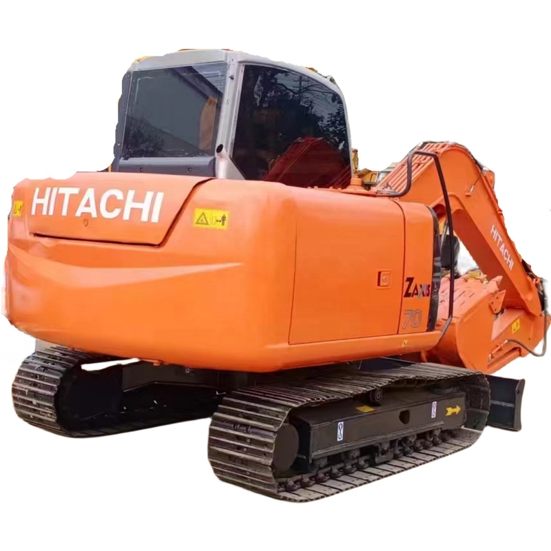 Χρησιμοποιούμενη εκσκαφέας Hitachi ZX70 από την Ιαπωνία με κινητήρα HINO και υδραυλικό κύλινδρο Liyuan
