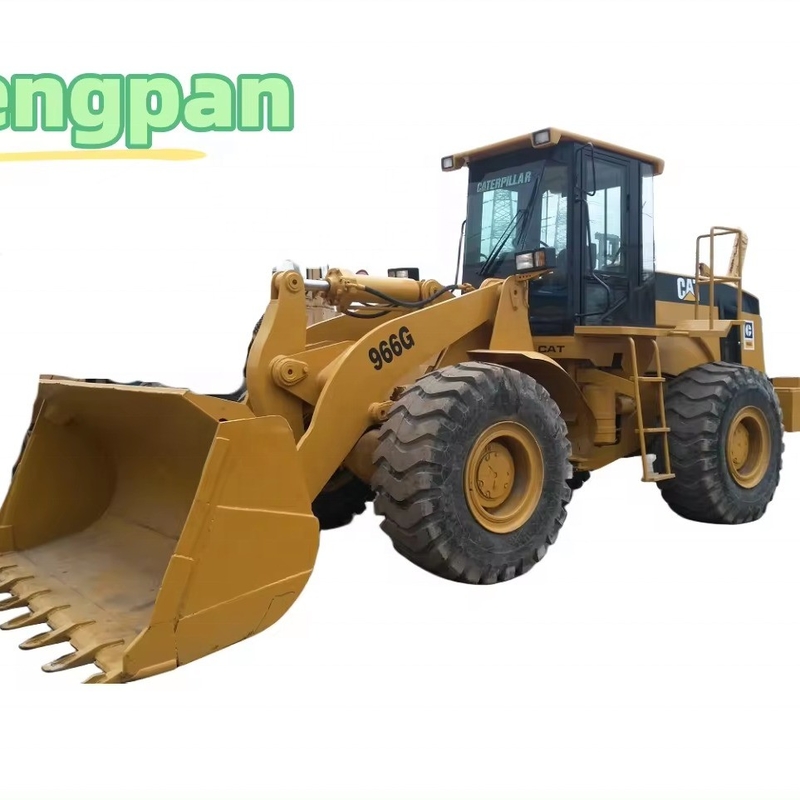 11000 12000 kg Βάρος μηχανής Χρησιμοποιούμενος φορτιστής τροχών CAT 966G με υδραυλική αντλία Nabtesco