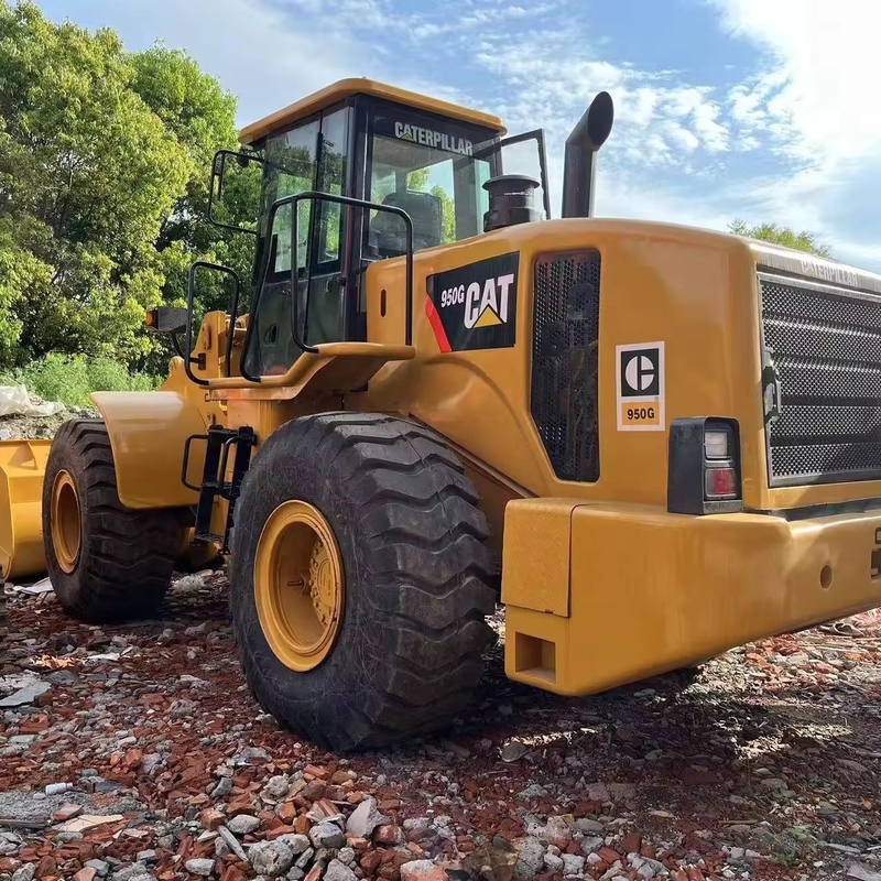 Κίτρινος φορτιστής τροχών CAT950G με ονομαστικό φορτίο 9 τόνων στην κορυφαία αγορά